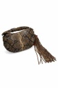 borsa mezzaluna snake
